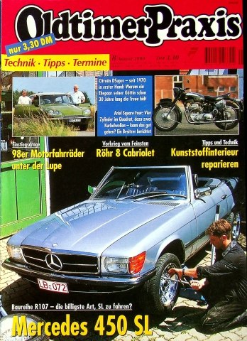 Deckblatt Oldtimer Praxis (08/2000)